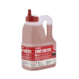 Tajima Tool Snap Line Dye, Permanent Marking Chalk with Easy-Fill Nozzle, 6lbs./2.7kg, Dark Red PLC3-DR2700