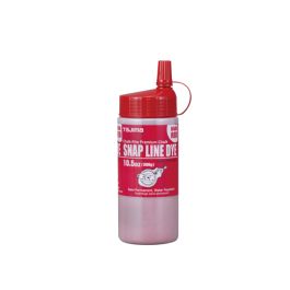 Tajima Tool Snap Line Dye, Permanent Marking Chalk with Easy-Fill Nozzle, 300g/10.5 oz, Dark Red PLC3-DR300