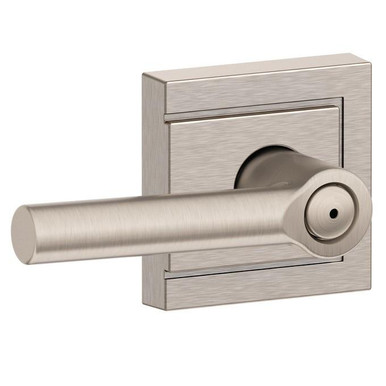 Schlage Privacy Broadway Lever Door Lock with Upland Trim