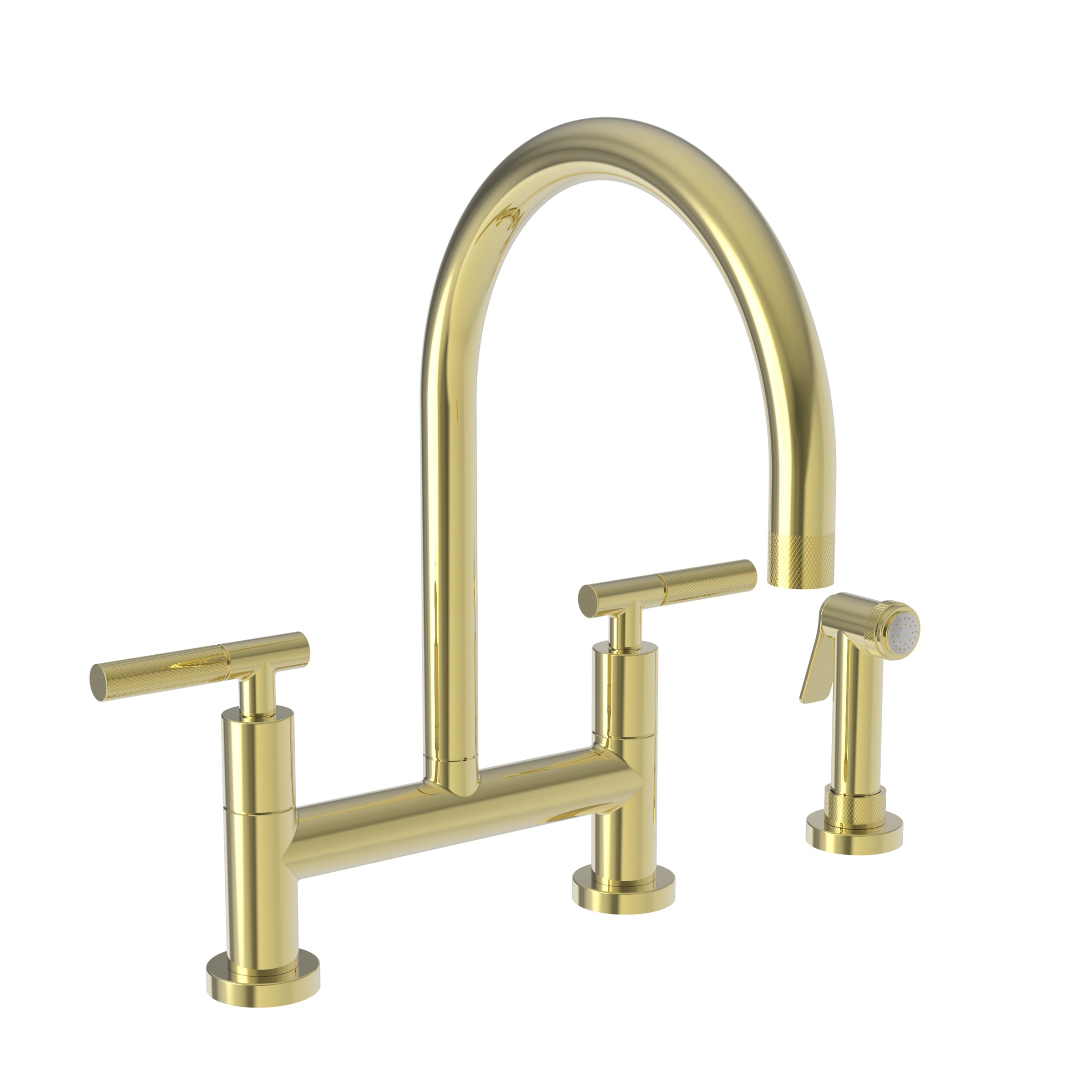 Newport Brass 3290-5413 Muncy Kitchen Bridge Faucet With Side Spray