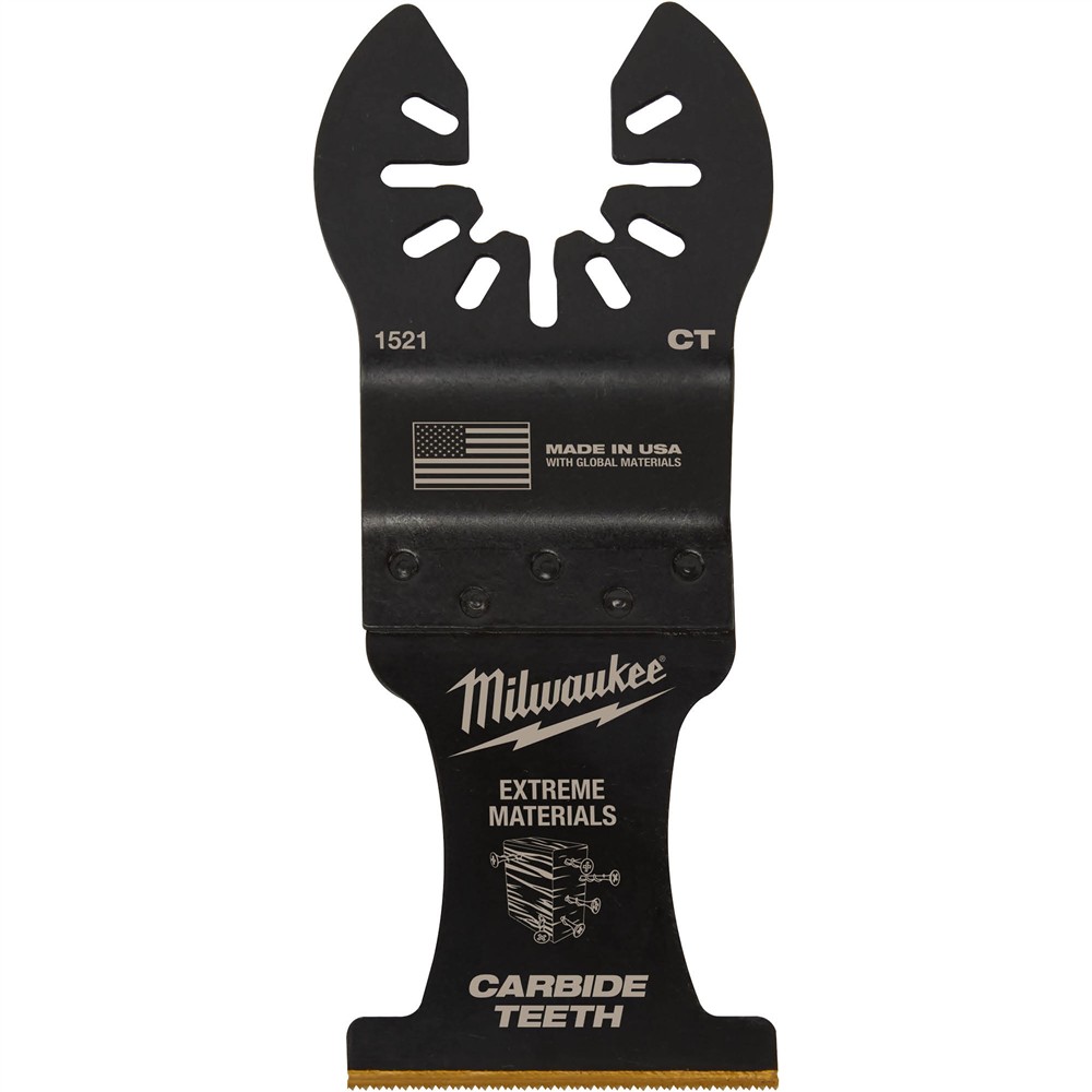 Milwaukee T33104 - 1-3/8" Titanium Carbide Multi-Material Oscillating Multi-Tool Blade