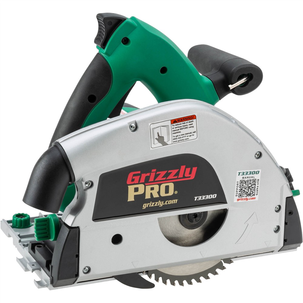Grizzly PRO T33300 - 6-1/4" Track Saw (Tool Only)