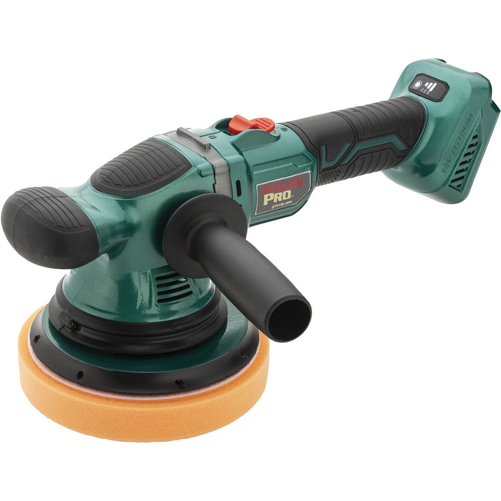 Grizzly PRO T33305 - 6" 3-Speed 20V Random Orbit Polisher - Tool Only