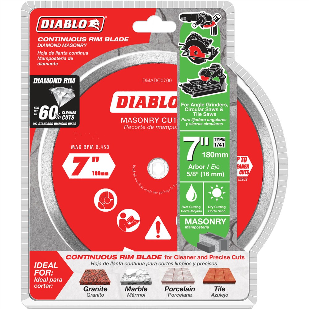 Diablo T33806 - 7" Diamond Wet Saw Blade
