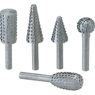Woodstock SteeleX 5 pc. Rotary Rasp Set D2257