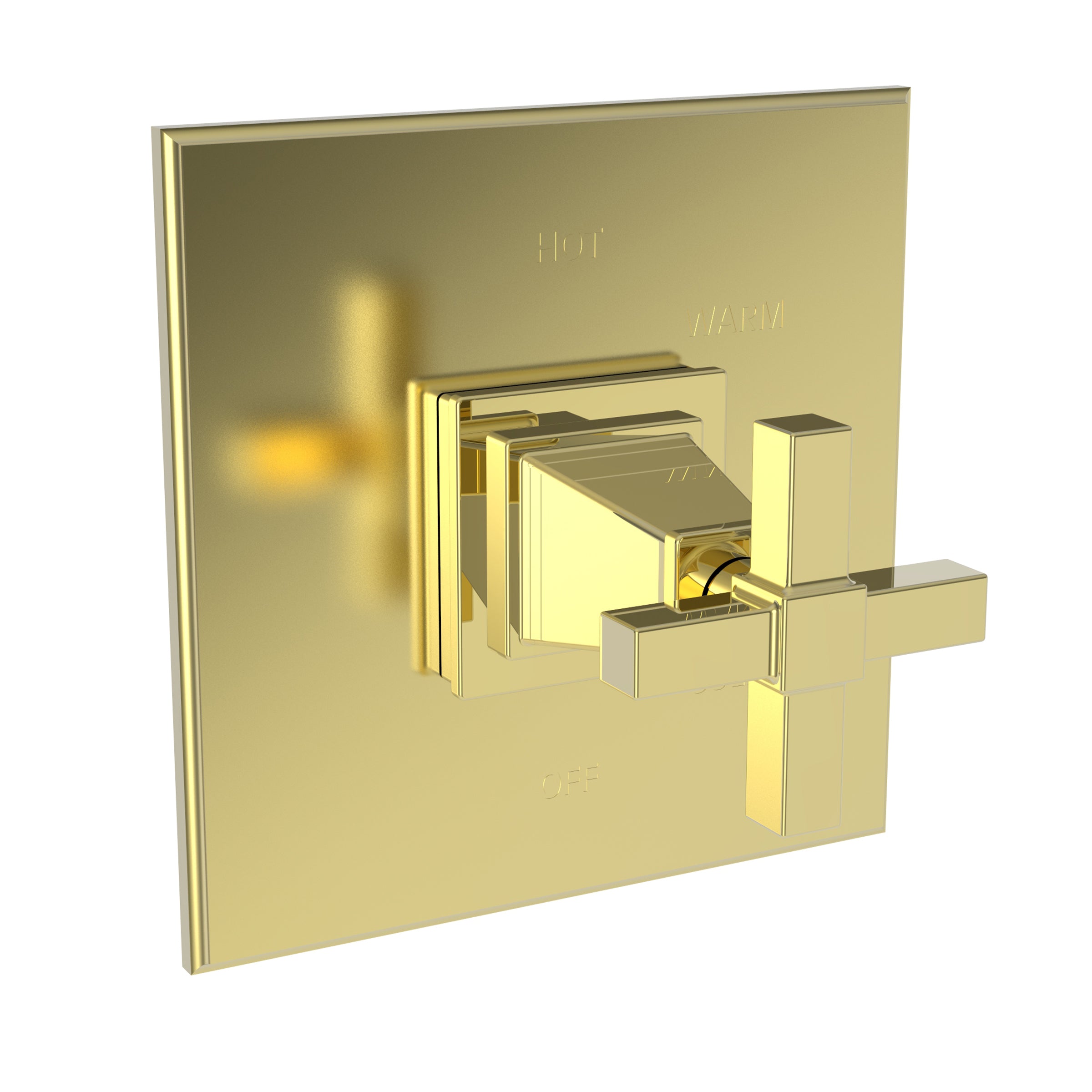 Newport Brass 4-3154BP Malvina Balanced Pressure Shower Trim Plate With Handle. Less Showerhead, Arm And Flange.